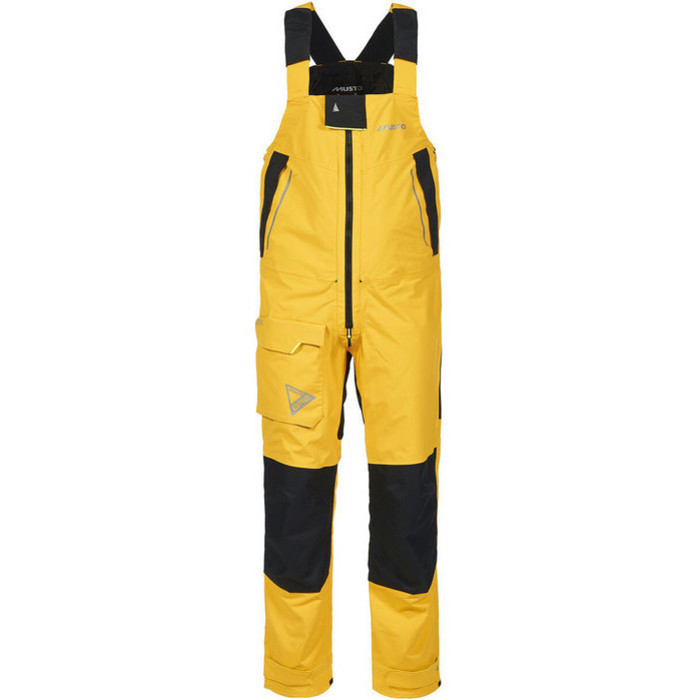 2024 Musto Hombres BR2 Conjunto Combinado De Chaqueta Offshore Y Saloneta - Navy / Amarillo